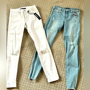 Two pairs Tractr Blu jeans size 25